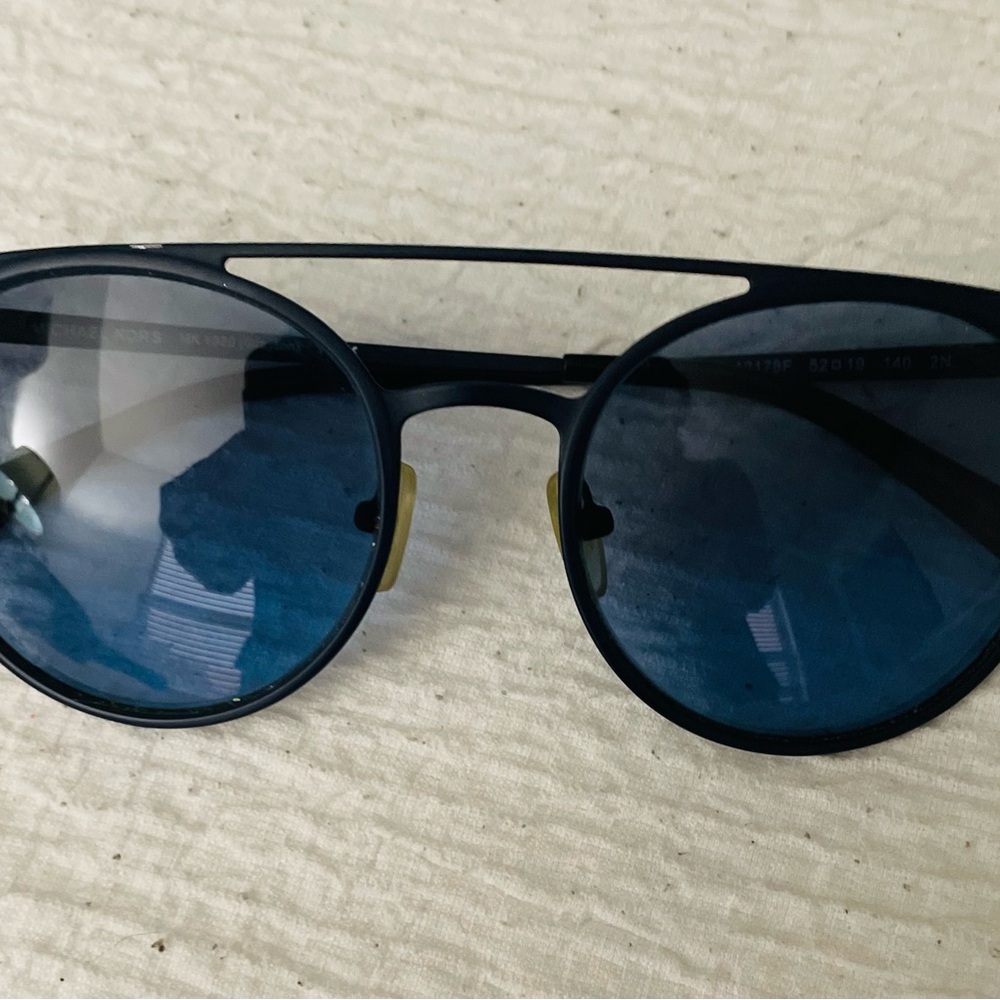 Michael Kors Navy Round Sunglasses